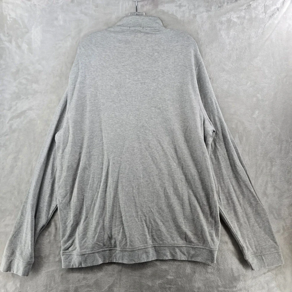 Peter Millar Quarter Zip Pullover Mens XXL Gray Texas Longhorns Embroidered Logo